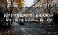 欧乐影院传播语境里伪专业术语为何常见：常见问答式讲法，欧乐影音